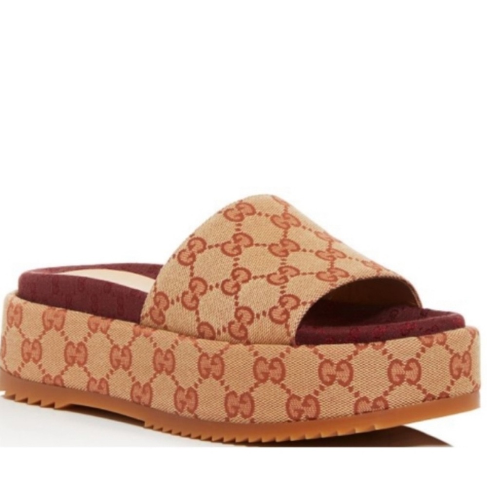 Gucci Angelia Platform Sandals